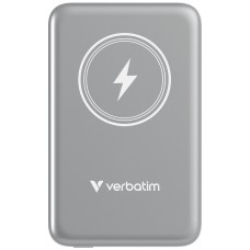10000mAh Power bank - Verbatim Charge'n'Go Magnetic Grey